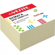 БУМАГА Д/ЗАМ.С ЛИПКИМ КРАЕМ DEVENTE 76х76 ЖЁЛТ. 400Л.