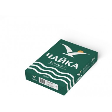 БУМАГА ОФИСНАЯ А4 "ЧАЙКА" 500Л. 80Г. 146%,КЛАСС С