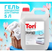 ГЕЛЬ ДЛЯ СТИРКИ "TORI WHITE" 5Л