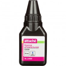 КРАСКА ШТЕМПЕЛЬНАЯ СИНЯЯ ATTACHE 50Г