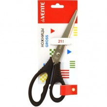 НОЖНИЦЫ КАНЦ. DEVENTE "GROSS" 210ММ ПЛ.РУЧКИ ЧЁРНЫЕ