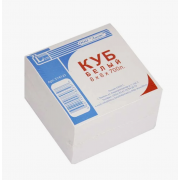 БУМАГА ДЛЯ ЗАМЕТОК БЕЛАЯ 80Х80Х100ММ 1000Л. "ЛИХТ"