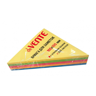 БУМАГА Д/ЗАМ.С ЛИП.КРАЕМ DEVENTE "SANDWICH" 100х100 НЕОН 5ЦВ. 250Л.