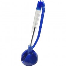 РУЧКА ШАР. НАСТОЛЬНАЯ НА ПОДСТАВКЕ ATTOMEX СИНЯЯ 0,7ММ СИНЯЯ