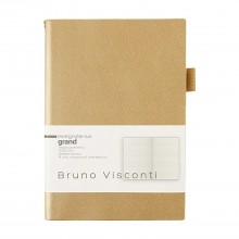 ЕЖЕДНЕВНИК НЕДАТИР. А5 BRUNO VISCONTI "GRAND" ЗОЛОТО ТОНИР.БЛОК,КОЖ.ЗАМ.