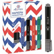 МАРКЕР ПЕРМАНЕНТНЫЙ "ATTOMEX" ЧЕРН. КОНУС 3,0ММ