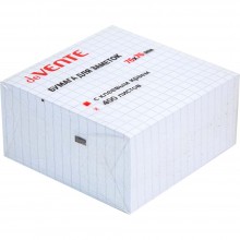 БУМАГА Д/ЗАМ.С ЛИПКИМ КРАЕМ DEVENTE 76х76 БЕЛ. В КЛЕТКУ 400Л.