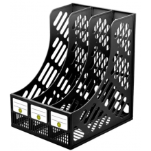 ПОДСТАВКА ДЛЯ ПАПОК 3-Х СЕКЦИОННАЯ "DOLCE COSTO" ЧЁРНАЯ ПОДСТАВКА ДЛЯ ПАПОК 3-Х СЕКЦИОННАЯ "DOLCE COSTO" ЧЁРНАЯ