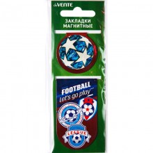ЗАКЛАДКА Д/КНИГ МАГНИТНАЯ "DEVENTE" "PLAY FOOTBALL" 2ШТ.