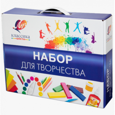 НАБОР Д/ТВОРЧЕСТВА "КЛАССИКА ЦВЕТА" 14 ПРЕДМЕТОВ