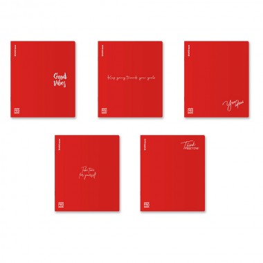 ТЕТРАДЬ 48Л. КЛ. "COVER PRO BOOK. WORDS" КРАСНАЯ (ERICH KRAUSE) Б/Б,ПЛАСТ.ОБЛ.,АСС-Т