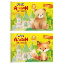АЛЬБОМ Д/РИС. А4 40Л.СКРЕПКА (КАЛЯКА-МАЛЯКА) ЛАК,АСС-Т