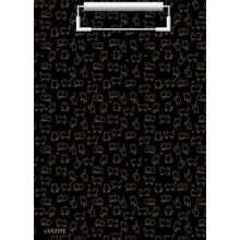 ПЛАНШЕТ С ПРИЖИМОМ "DEVENTE" "MY GOLD. CATS" А4 КАРТОН ЛАМИНИР.