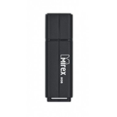 ФЛЭШ-НАКОПИТЕЛЬ USB2.0 8 ГБ "MIREX" "LINE BLACK"