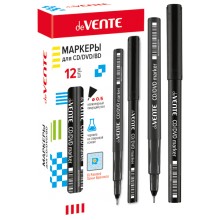 МАРКЕР ПЕРМАНЕНТНЫЙ "DEVENTE" ЧЕРН. КОНУС 0,5ММ