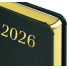 ЕЖЕДНЕВНИК 2026 А5 BRAUBERG "IGUANA" ЗЕЛЕНЫЙ С ЗОЛОТЫМ СРЕЗОМ,ТОНИР.БЛОК,КОЖ.ЗАМ.