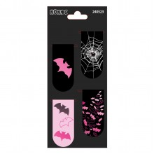 ЗАКЛАДКА Д/КНИГ МАГНИТНАЯ "ЛЕТУЧАЯ МЫШЬ" 4ШТ.