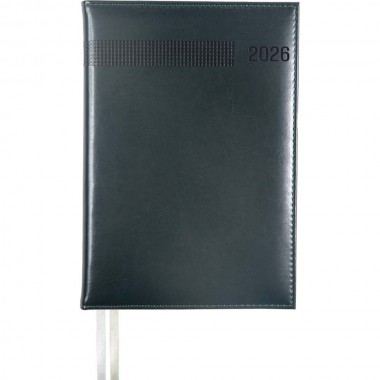 ЕЖЕДНЕВНИК 2026 А5 DEVENTE "MATRIX" ЗЕЛЁНЫЙ ТОНИР.БЛОК,КОЖ.ЗАМ.