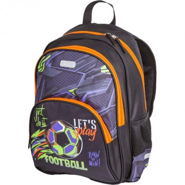 РЮКЗАК ATTOMEX "BASIC. FOOTBALL" 38х27х17СМ ЭРГ.СПИНКА