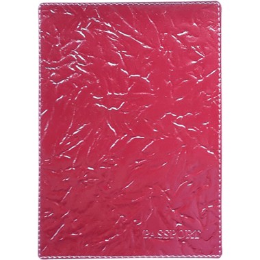 ОБЛОЖКА Д/ПАСПОРТА НАТ. КОЖА "ШИК" БОРДОВАЯ