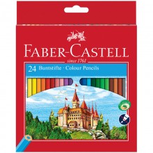 КАРАНДАШИ ЦВЕТНЫЕ "FABER-CASTELL ЗАМОК" 24 ЦВ.