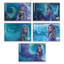 АЛЬБОМ Д/РИС. А4 40Л.СКРЕПКА "AQUAMARINE" (ERICH KRAUSE) ТВИН ЛАК,АСС-Т