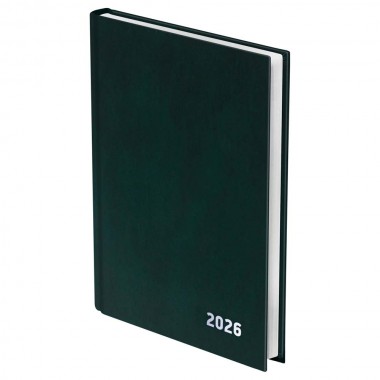 ЕЖЕДНЕВНИК 2026 А5 БУМВИНИЛ ЗЕЛЕНЫЙ BG