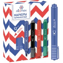 МАРКЕР ПЕРМАНЕНТНЫЙ "ATTOMEX" СИН. КОНУС 3,0ММ