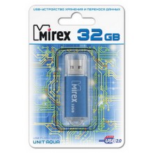 ФЛЭШ-НАКОПИТЕЛЬ USB2.0 32 ГБ "MIREX" "UNIT"