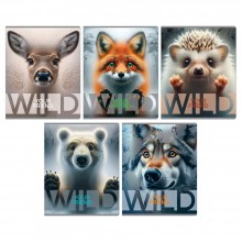ТЕТРАДЬ 48Л. КЛ. "WILD" (BG) Б/С,АСС-Т