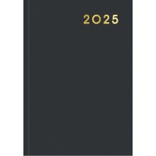 ЕЖЕДНЕВНИК 2025 А5 БУМВИНИЛ ЧЕРНЫЙ ФИНСИБ