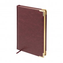 ЕЖЕДНЕВНИК НЕДАТИР. А5 BRUNO VISCONTI "SIDNEY NEBRASKA" КОРИЧНЕВЫЙ С ЗОЛОТЫМ СРЕЗОМ,КОЖ.ЗАМ.