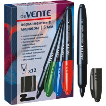 МАРКЕР ПЕРМАНЕНТНЫЙ "DEVENTE" ЧЕРН. КОНУС 5,0ММ