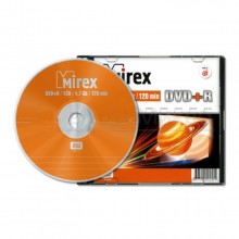 ДИСК DVD+R "MIREX" 8X-16Х SLIM