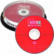 ДИСК CD-R "MIREX "HOTLINE" 48X CAKEBOX 10ШТ