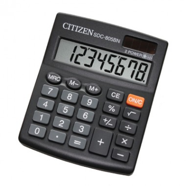 КАЛЬК-Р НАСТ. 8 РАЗР. "CITIZEN" SDC-805