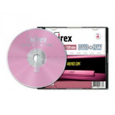 ДИСК DVD+RW "MIREX" 4Х SLIM